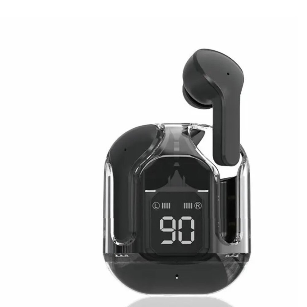 Wireless Bluetooth Earbuds Headphones  Earphones Headset w Charging Case black!